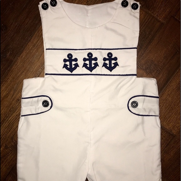 Anchor appliqué boys jumper - Picture 1 of 3